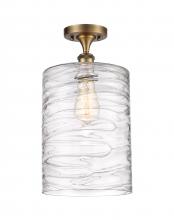 Innovations Lighting 516-1C-BB-G1113-L - Cobbleskill - 1 Light - 9 inch - Brushed Brass - Semi-Flush Mount