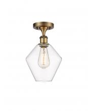 Innovations Lighting 516-1C-BB-G652-8 - Cindyrella - 1 Light - 8 inch - Brushed Brass - Semi-Flush Mount