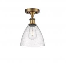 Innovations Lighting 516-1C-BB-GBD-754 - Bristol - 1 Light - 8 inch - Brushed Brass - Semi-Flush Mount