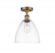 Innovations Lighting 516-1C-BB-GBD-92 - Bristol - 1 Light - 9 inch - Brushed Brass - Semi-Flush Mount