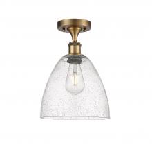 Innovations Lighting 516-1C-BB-GBD-94 - Bristol - 1 Light - 9 inch - Brushed Brass - Semi-Flush Mount