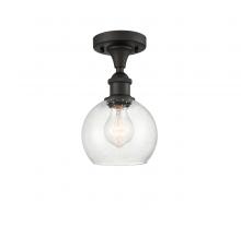 Innovations Lighting 516-1C-OB-G124-6 - Athens - 1 Light - 6 inch - Oil Rubbed Bronze - Semi-Flush Mount