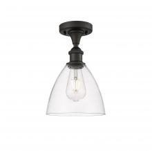 Innovations Lighting 516-1C-OB-GBD-752 - Bristol - 1 Light - 8 inch - Oil Rubbed Bronze - Semi-Flush Mount