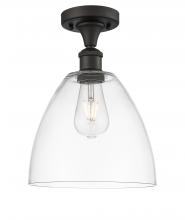 Innovations Lighting 516-1C-OB-GBD-92 - Bristol - 1 Light - 9 inch - Oil Rubbed Bronze - Semi-Flush Mount