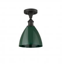 Innovations Lighting 516-1C-OB-MBD-75-GR - Plymouth - 1 Light - 8 inch - Oil Rubbed Bronze - Semi-Flush Mount