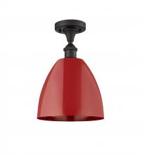 Innovations Lighting 516-1C-OB-MBD-9-RD - Plymouth - 1 Light - 9 inch - Oil Rubbed Bronze - Semi-Flush Mount