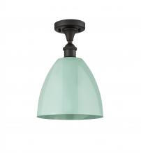 Innovations Lighting 516-1C-OB-MBD-9-SF - Plymouth - 1 Light - 9 inch - Oil Rubbed Bronze - Semi-Flush Mount