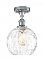 Innovations Lighting 516-1C-PC-G1215-8 - Athens Water Glass - 1 Light - 8 inch - Polished Chrome - Semi-Flush Mount