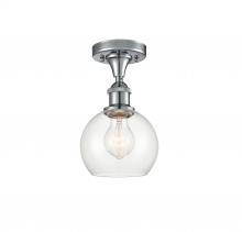 Innovations Lighting 516-1C-PC-G122-6 - Athens - 1 Light - 6 inch - Polished Chrome - Semi-Flush Mount