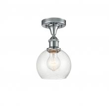 Innovations Lighting 516-1C-PC-G124-6 - Athens - 1 Light - 6 inch - Polished Chrome - Semi-Flush Mount