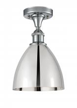 Innovations Lighting 516-1C-PC-MBD-75-PC - Bristol - 1 Light - 8 inch - Polished Chrome - Semi-Flush Mount