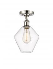 Innovations Lighting 516-1C-PN-G652-8 - Cindyrella - 1 Light - 8 inch - Polished Nickel - Semi-Flush Mount