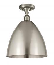 Innovations Lighting 516-1C-SN-MBD-12-SN - Bristol - 1 Light - 12 inch - Brushed Satin Nickel - Semi-Flush Mount