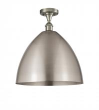 Innovations Lighting 516-1C-SN-MBD-16-SN - Bristol - 1 Light - 16 inch - Brushed Satin Nickel - Semi-Flush Mount