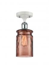 Innovations Lighting 516-1C-WPC-G352-TOF - Candor 1 Light Semi-Flush Mount