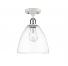 Innovations Lighting 516-1C-WPC-GBD-92 - Bristol - 1 Light - 9 inch - White Polished Chrome - Semi-Flush Mount