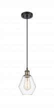 Innovations Lighting 516-1P-BAB-G652-6 - Cindyrella - 1 Light - 6 inch - Black Antique Brass - Cord hung - Mini Pendant