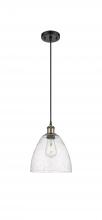 Innovations Lighting 516-1P-BAB-GBD-94 - Bristol - 1 Light - 9 inch - Black Antique Brass - Cord hung - Mini Pendant