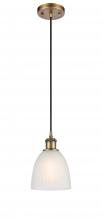 Innovations Lighting 516-1P-BB-G381 - Castile - 1 Light - 6 inch - Brushed Brass - Cord hung - Mini Pendant