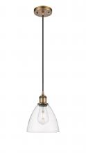 Innovations Lighting 516-1P-BB-GBD-752 - Bristol - 1 Light - 8 inch - Brushed Brass - Cord hung - Mini Pendant