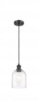 Innovations Lighting 516-1P-BK-G558-6CL - Bella - 1 Light - 6 inch - Matte Black - Cord hung - Mini Pendant