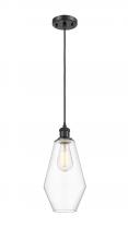 Innovations Lighting 516-1P-BK-G652-7 - Cindyrella - 1 Light - 7 inch - Matte Black - Cord hung - Mini Pendant