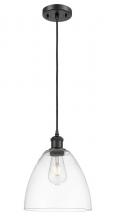 Innovations Lighting 516-1P-BK-GBD-92 - Bristol - 1 Light - 9 inch - Matte Black - Cord hung - Mini Pendant