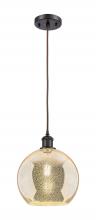 Innovations Lighting 516-1P-OB-G128-10 - Athens - 1 Light - 10 inch - Oil Rubbed Bronze - Cord hung - Mini Pendant
