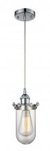 Innovations Lighting 516-1P-PC-CE231-CL - Kingsbury - 1 Light - 4 inch - Polished Chrome - Cord hung - Mini Pendant