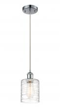 Innovations Lighting 516-1P-PC-G1113 - Cobbleskill - 1 Light - 5 inch - Polished Chrome - Cord hung - Mini Pendant