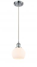 Innovations Lighting 516-1P-PC-G121-6 - Athens - 1 Light - 6 inch - Polished Chrome - Cord hung - Mini Pendant