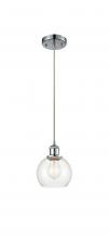 Innovations Lighting 516-1P-PC-G122-6 - Athens - 1 Light - 6 inch - Polished Chrome - Cord hung - Mini Pendant