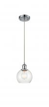 Innovations Lighting 516-1P-PC-G124-6 - Athens - 1 Light - 6 inch - Polished Chrome - Cord hung - Mini Pendant