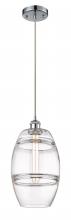 Innovations Lighting 516-1P-PC-G557-8CL - Vaz - 1 Light - 8 inch - Polished Chrome - Cord hung - Mini Pendant