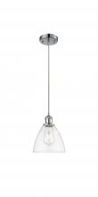 Innovations Lighting 516-1P-PC-GBD-752 - Bristol - 1 Light - 8 inch - Polished Chrome - Cord hung - Mini Pendant