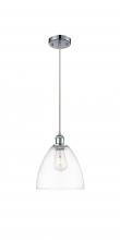 Innovations Lighting 516-1P-PC-GBD-92 - Bristol - 1 Light - 9 inch - Polished Chrome - Cord hung - Mini Pendant