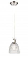 Innovations Lighting 516-1P-PN-G382 - Castile - 1 Light - 6 inch - Polished Nickel - Cord hung - Mini Pendant