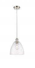 Innovations Lighting 516-1P-PN-GBD-94 - Bristol - 1 Light - 9 inch - Polished Nickel - Cord hung - Mini Pendant