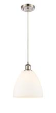 Innovations Lighting 516-1P-SN-GBD-91 - Bristol - 1 Light - 9 inch - Brushed Satin Nickel - Cord hung - Mini Pendant