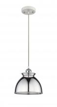 Innovations Lighting 516-1P-WPC-M14-PC - Adirondack - 1 Light - 8 inch - White Polished Chrome - Mini Pendant