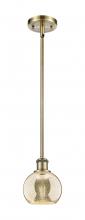 Innovations Lighting 516-1S-AB-G128-6 - Athens - 1 Light - 6 inch - Antique Brass - Mini Pendant