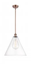 Innovations Lighting 516-1S-AC-GBC-162 - Berkshire - 1 Light - 16 inch - Antique Copper - Pendant