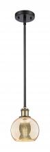 Innovations Lighting 516-1S-BAB-G128-6 - Athens - 1 Light - 6 inch - Black Antique Brass - Mini Pendant