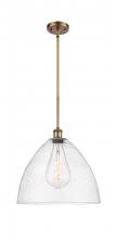 Innovations Lighting 516-1S-BB-GBD-164 - Bristol - 1 Light - 16 inch - Brushed Brass - Pendant