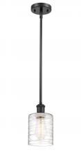 Innovations Lighting 516-1S-BK-G1113 - Cobbleskill - 1 Light - 5 inch - Matte Black - Mini Pendant