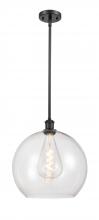 Innovations Lighting 516-1S-BK-G122-14 - Athens - 1 Light - 14 inch - Matte Black - Pendant