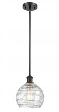 Innovations Lighting 516-1S-OB-G1213-8 - Athens Deco Swirl - 1 Light - 8 inch - Oil Rubbed Bronze - Mini Pendant