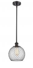 Innovations Lighting 516-1S-OB-G122-8CBK - Farmhouse Chicken Wire - 1 Light - 8 inch - Oil Rubbed Bronze - Mini Pendant