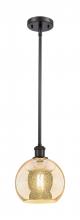 Innovations Lighting 516-1S-OB-G128-8 - Athens - 1 Light - 8 inch - Oil Rubbed Bronze - Mini Pendant