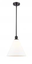 Innovations Lighting 516-1S-OB-GBC-121 - Berkshire - 1 Light - 12 inch - Oil Rubbed Bronze - Mini Pendant